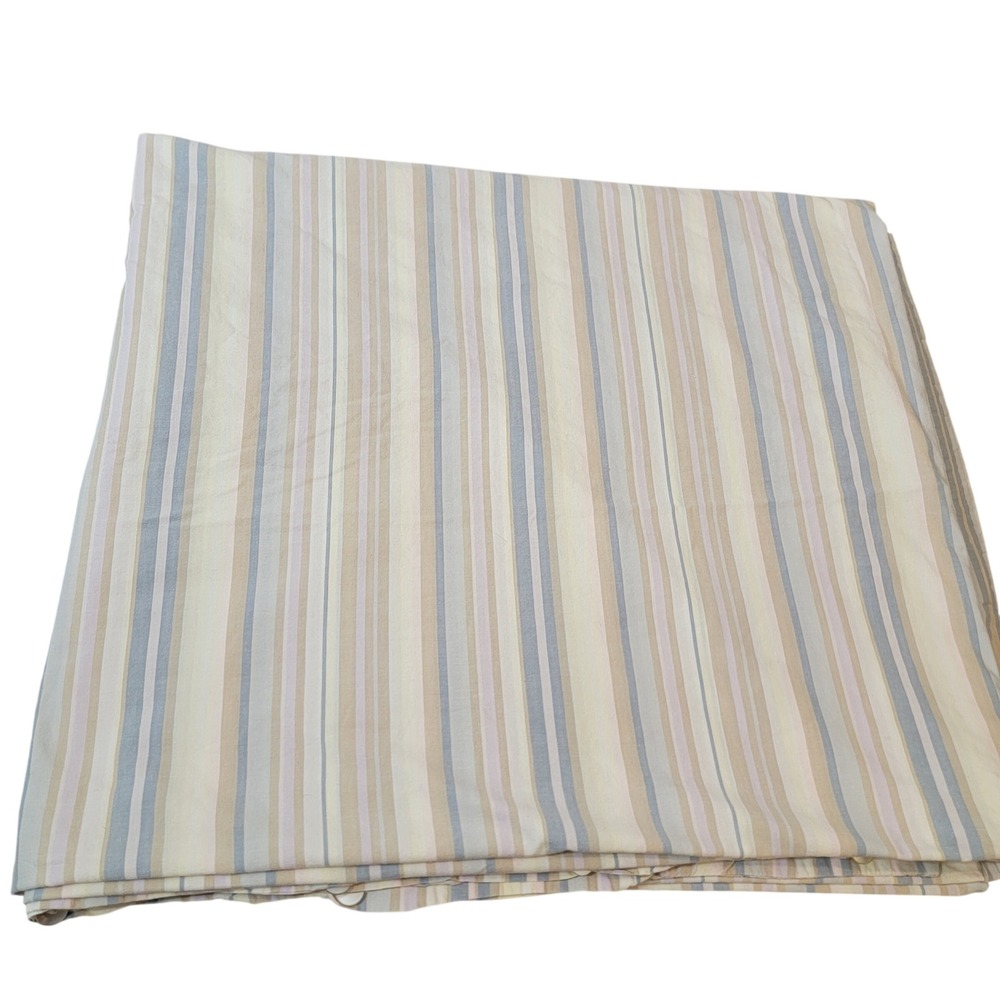 Bloomingdales At Home Classique Collection Cotton Striped Duvet Cover Queen READ